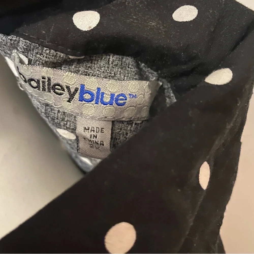 Bailey Blue brand polka dot dress size 2X - Picture 6 of 6